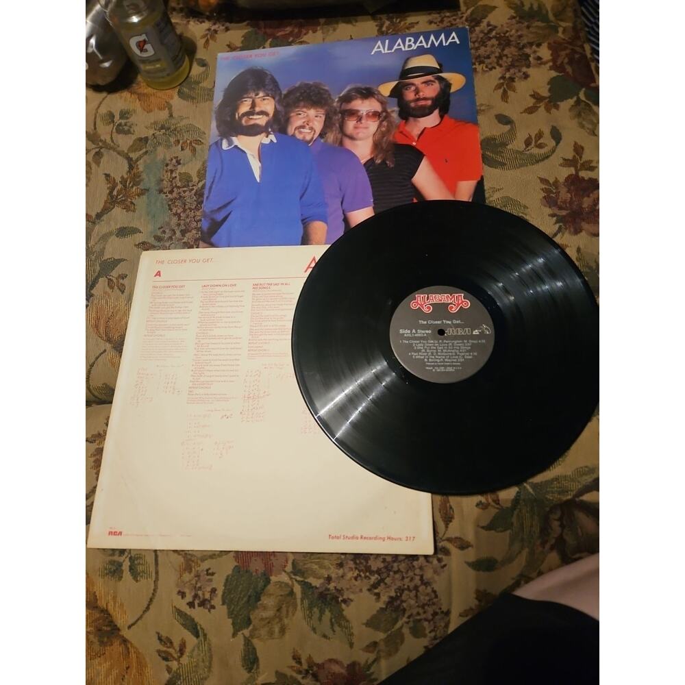 Alabama The Closer You Get 1983 Vinyl LP Album RCA (AHL1-4663) Dixieland Delight